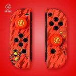 FR-TEC Combo Pack Carcasa Dura y Grips The Flash para Nintendo Switch - Caja de 16 Juegos - Diseño Unico y Agarre Mejorado - Color Rojo - Imagen 2