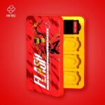 FR-TEC Combo Pack Carcasa Dura y Grips The Flash para Nintendo Switch - Caja de 16 Juegos - Diseño Unico y Agarre Mejorado - Color Rojo - Imagen 3