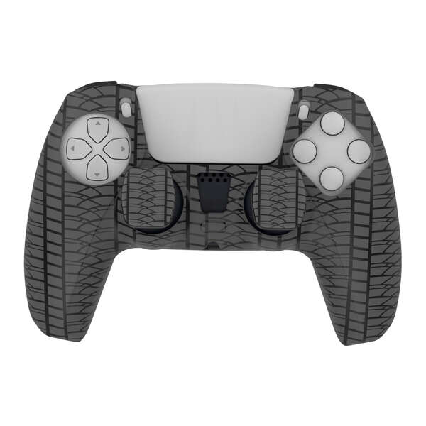234907_1 FR-TEC Racing Enhance Kit para PS5 - Protector de Silicona - Grips con Relieve - Espumas de Control - Gatillos con Modos de Disparo - Botones Adicionales - Herramienta de Extraccion - Accesorios de Precision para Mando - Color Gris - Imagen 1