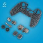 FR-TEC Racing Enhance Kit para PS5 - Protector de Silicona - Grips con Relieve - Espumas de Control - Gatillos con Modos de Disparo - Botones Adicionales - Herramienta de Extraccion - Accesorios de Precision para Mando - Color Gris - Imagen 3
