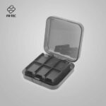 FR-TEC Caja de Transporte para Juegos de Switch - Proteccion y Almacenamiento para 24 Cartuchos y 2 Tarjetas Microsd - Personalizable y Ordenado - Color Negro - Imagen 2