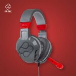 FR-TEC Auriculares Gaming Samus - Altavoz de 50mm - Microfono Rotatorio - Control de Volumen y Mute - Conexion Mini-Jack 3.5mm - Compatible con Todos los Dispositivos - Colores Combinables con Nintendo Switch - Color Gris - Imagen 2
