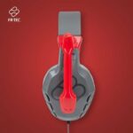 FR-TEC Auriculares Gaming Samus - Altavoz de 50mm - Microfono Rotatorio - Control de Volumen y Mute - Conexion Mini-Jack 3.5mm - Compatible con Todos los Dispositivos - Colores Combinables con Nintendo Switch - Color Gris - Imagen 3