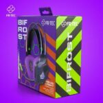 FR-TEC Auriculares Gaming con Luz RGB - Control de Volumen y Mute en Cable - Microfono Flexible - Altavoz de 50mm - Conexion Jack 3.5mm y USB 2.0 - Color Negro - Imagen 5