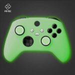 FR-TEC Funda de Silicona Xbox Glow in The Dark - Grips Incluidos - Brilla en La Oscuridad - Color Verde - Imagen 2