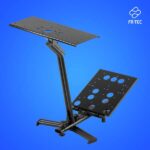 FR-TEC Estructura Metalica para Volante y Caja de Cambios - Doble Punto de Sujecion - Regulable en Altura y Distancia - Antideslizante - Facil Montaje - Color Negro - Imagen 2