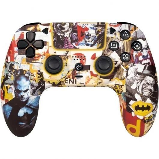 235372_1 FR-TEC Batman Mando/Gamepad PC, PS4 Bluetooth - Retroiluminacion RGB - Vibracion - Autonomia hasta 10h - Imagen 1