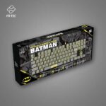 FR-TEC Teclado Mecanico Gaming TKL Batman - Retroiluminacion - Anti-Ghosting - Cable Trenzado 1.8m - Compatible con PC, Mac, Ps5, Switch, Xbox Series X/S - Color Negro/Gris - Imagen 2