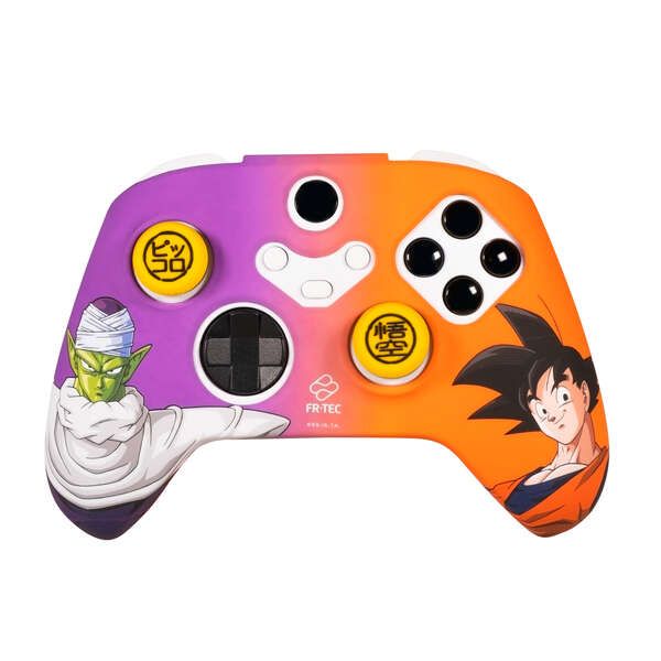 235407_1 FR-TEC Dragon Ball Z Namek Pack de Carcasa Rigida + Grips + Sticker para Xbox Series - Imagen 1