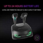 Mars Gaming Auriculares Inalambricos Premium TWS MHI-ULTRA - ANC+ENC+PASIVA - Sonido Neographene - 24h de Bateria - RGB Flow - Bluetooth 5.3 - IPX4 - APP Control - Color Negro - Imagen 5
