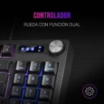 Mars Gaming Teclado MKREVO TKL con Pad Numerico - Tecnologia H-Mech - Iluminacion RGB 12 Modos - Rueda de Control Dual - Compatibilidad Multiplataforma - Color Negro - Imagen 4
