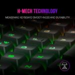 Mars Gaming Pack Premium 3 en 1 Teclado hibrido H-MECH, Raton Ultra Ligero 10K y Alfombrilla XXL - Compatibilidad Universal - Tecnologia H-MECH - Iluminacion FRGB Rainbow - Sensor Optico 10000 DPI - Switches Mecanicos KAILH - Color Negro - Imagen 3
