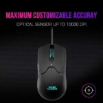 Mars Gaming Pack Premium 3 en 1 Teclado hibrido H-MECH, Raton Ultra Ligero 10K y Alfombrilla XXL - Compatibilidad Universal - Tecnologia H-MECH - Iluminacion FRGB Rainbow - Sensor Optico 10000 DPI - Switches Mecanicos KAILH - Color Negro - Imagen 4