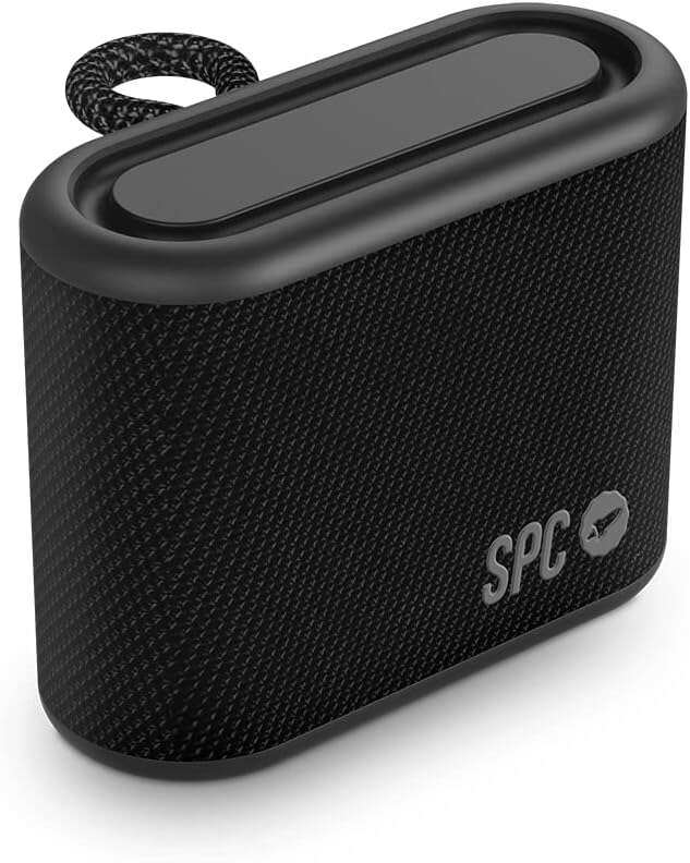 236007_1 SPC Altavoz Inalambrico de 24 Horas de Autonomia - 145x45x90mm - Diseño Mini y Portatil - 5W de Potencia - Proteccion IPX7 - True Wireless Stereo - Color Negro - Imagen 1