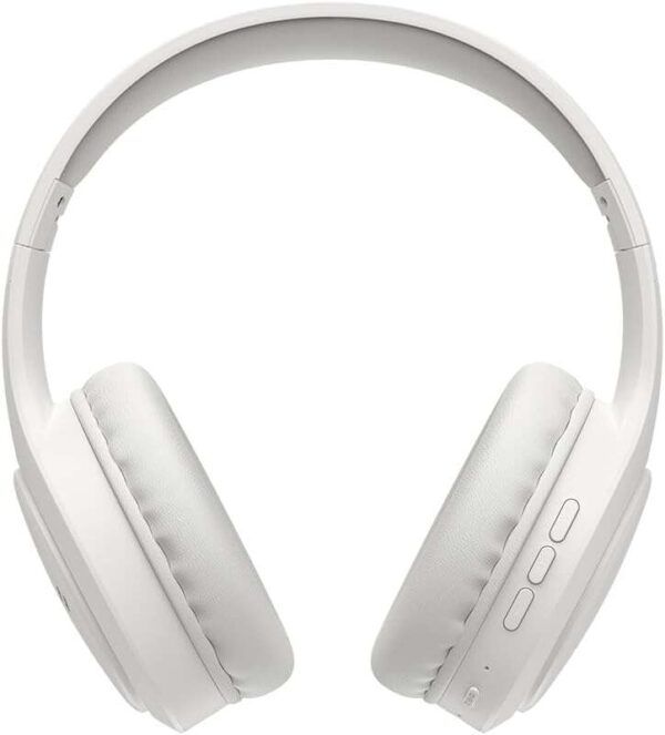 SPC Heron Studio Auriculares Bluetooth - Conexion Simultanea a Dos Dispositivos - 30 Horas de Reproduccion - Sincronizacion Automatica - Diseño Ajustable y Plegable - Botonera Multifuncion - Color Blanco - Imagen 2