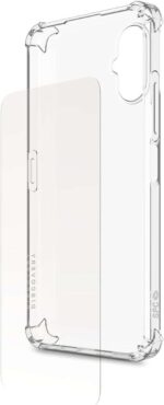SPC Pack de Funda y Cristal Templado Compatible con SPC Discovery de 6.5" - Carcasa Extrarresistente - Proteccion contra Arañazos - Diseño Transparente - Color Negro - Imagen 2