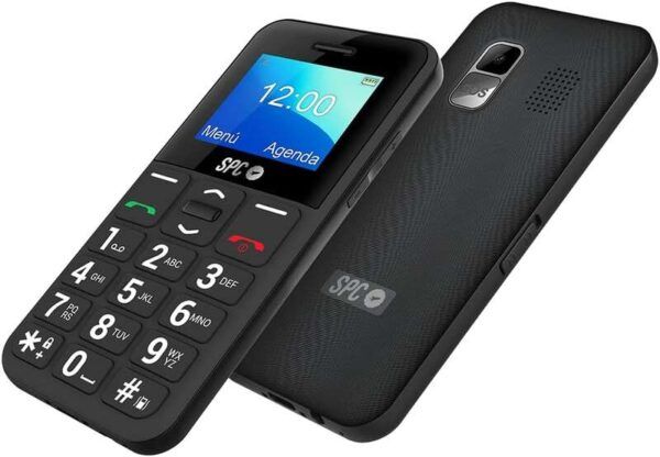 SPC Telefono Movil de Teclas Grandes - Diseño Compacto y Resistente - Boton SOS - Configuracion Remota - Notificaciones y Timbre Inteligentes - Menu Sencillo - Color Negro - Imagen 4