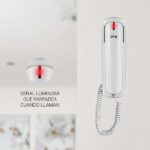 SPC Original Lite 2 Telefono Fijo - sin Pilas - sin Conexion a la Luz - Indicador Luminoso - 10 Memorias Indirectas - Compacto y Ligero - Color Blanco - Imagen 5