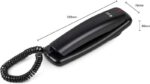 SPC Original Lite 2 Telefono Fijo - sin Pilas - sin Conexion a la Luz - Indicador Luminoso - 10 Memorias Indirectas - Compacto y Ligero - Color Negro - Imagen 2