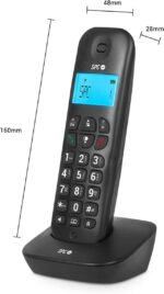 SPC Air Pro Duo Telefono Inalambrico - Pantalla Retroiluminada de 35x22mm - Identificacion de Llamadas - Conexion a Red Telefonica - Conferencia a Tres - Modo Mute - Manos Libres - Ecologico - Color Negro - Imagen 2
