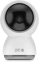 SPC Lares 360 Camara de Vigilancia Wifi - Giro 360º - Full HD 1080P - Seguimiento de Personas - Vision Nocturna - Diseño Discreto - Control desde tu Smartphone - Color Blanco