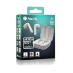 NGS Artica Move White Auriculares Intrauditivos Bluetooth 5.3 TWS - Manos Libres - Asistente de Voz - Autonomia hasta 7h - Base de Carga - Color Blanco - Imagen 5