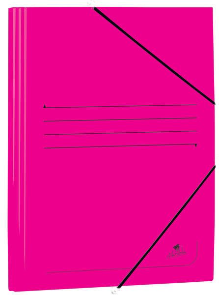 237827_1 Mariola Carpeta de Carton Estucado con Solapas Folio 500gr/m2 - Medidas 34x25x1cm - Cierre con Goma Elastica - Color Fucsia - Imagen 1