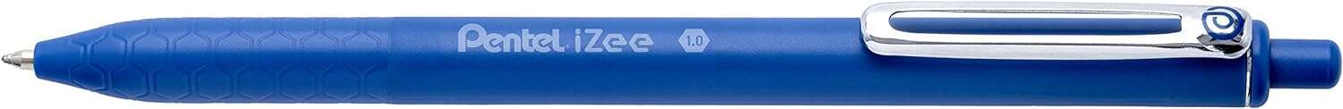 237992_1 Pentel iZee Boligrafo de Bola Retractil - Punta 0.7mm - Trazo 0.35mm - Clip de Metal - Color Azul - Imagen 1