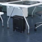 Aisens Soporte Metalico Ajustable de Suelo para CPU - Color Negro - Imagen 5