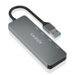 Aisens Hub USB 3.2 GEN2 10G USB-A - USB-A/M-2xUSB-C/H-2xUSB-A/H -  15cm - Color Gris - Imagen 2