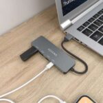 Aisens Hub USB 3.2 GEN2 10G USB-A - USB-A/M-2xUSB-C/H-2xUSB-A/H -  15cm - Color Gris - Imagen 5