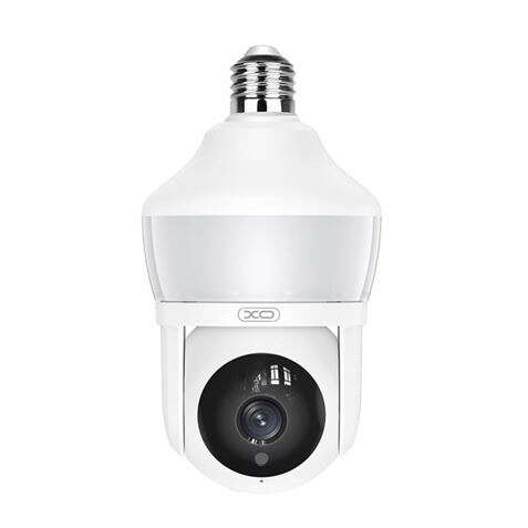 240137_1 XO Camara de Seguridad Wifi 3mpx - Deteccion de Movimiento 0-12m - Vision Nocturna - Intercomunicador Bidireccional - Grabacion en Bucle - Rotacion 355º - Soporta MicroSD 128Gb - Color Blanco - Imagen 1