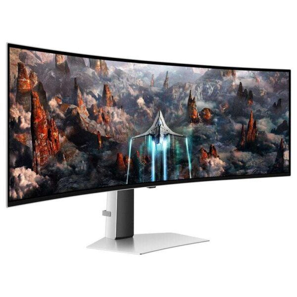 Samsung Odyssey G9 Monitor Curvo 49" OLED Dual QHD 240Hz  FreeSync Premium Pro - Respuesta 0.03ms - 32:9 - USB, HDMI, DisplayPort - VESA 100x100mm - Imagen 3