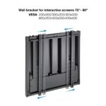 Tooq Pixel Soporte de Pared para Pantallas Interactivas Regulable 70"-90" - Color Negro - Imagen 2