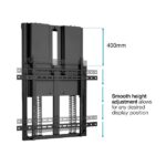 Tooq Pixel Soporte de Pared para Pantallas Interactivas Regulable 70"-90" - Color Negro - Imagen 5