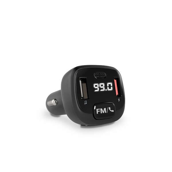 242597_1 Energy Sistem Transmisor FM para el Coche - Bluetooth - MicroSD - USB MP3 - Asistente de Voz - Manos Libres - Color Negro - Imagen 1