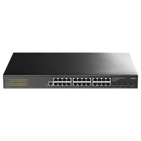 244522_1 Cudy GS2024S2 Switch Gigabit de 24 Puertos con 4 Puertos Gigabit SFP - Imagen 1