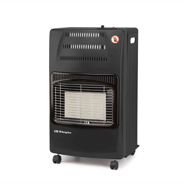 246167_1 Orbegozo HCE 60 Estufa Plegable - Potente y Segura para Calentar Grandes Espacios de Forma Homogenea - Triple Sistema de Seguridad - Facil de Transportar y Usar - Funciona con Gas Butano y Propano - Imagen 1