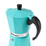 Orbegozo KFV 1245 Cafetera de Aluminio - Prepara 12 Tazas de Cafe en Minutos - Compatible con Diferentes Tipos de Cocinas - Mango Ergonomico y Valvula de Seguridad - Facil de Limpiar y Mantener - Imagen 3