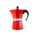 Orbegozo KFR 640 Cafetera de Aluminio - Prepara 6 Tazas de Cafe en Minutos - Compatible con Diferentes Tipos de Cocinas - Mango Ergonomico y Valvula de Seguridad - Facil de Limpiar y Mantener - Imagen 2