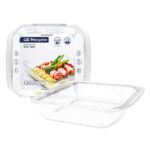 Orbegozo Serie BNC Bandejas de Vidrio - Versatilidad en tu Cocina - Resistencia y Durabilidad Unicas - Capacidadad 1.8L - Apto para Horno - Microondas y Lavavajillas