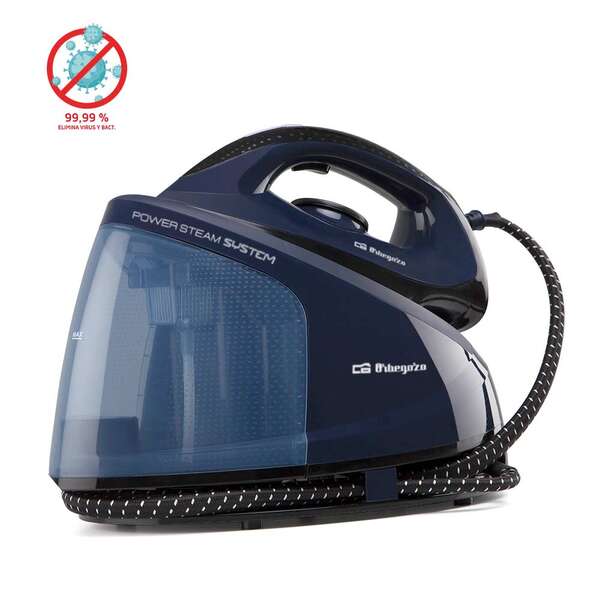 246647_1 Orbegozo VP 8550 Centro de Planchado Profesional Potencia de 2400W - Deposito XL de 1.2L - Suela de Teflon Antideslizante - Vapor Continuo de 100 Mg/Min - Seguro y Eficiente - Imagen 1