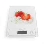 Orbegozo PC 1018 Bascula de Cocina - Superficie de Cristal Templado - Control Tactil - Hasta 5 kg - Base Antideslizante - Imagen 2