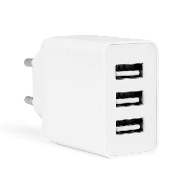246742_1 Orbegozo EN 1100 Cargador USB Multiple - Carga hasta 3 Dispositivos Simultaneamente - Proteccion contra Sobrecarga y Cortocircuitos - Compacto y Portatil - Imagen 1
