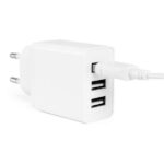 Orbegozo EN 1100 Cargador USB Multiple - Carga hasta 3 Dispositivos Simultaneamente - Proteccion contra Sobrecarga y Cortocircuitos - Compacto y Portatil - Imagen 2