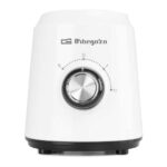 Orbegozo BV 5040 Batidora de Vaso Potente y Segura - 500W de Potencia - Vaso de Cristal de 1.5L - Cuchilla de Acero Inoxidable - 2 Velocidades + Pulse - Sistema de Seguridad - Imagen 3
