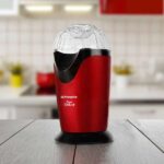 Orbegozo PA 4300 Palomitero Portatil - Potencia 1000W - Rojo Metalizado - sin Aceite - Facil Limpieza - Recetas de Sabores - Imagen 2