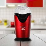 Orbegozo PA 4300 Palomitero Portatil - Potencia 1000W - Rojo Metalizado - sin Aceite - Facil Limpieza - Recetas de Sabores - Imagen 3