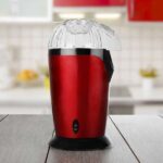 Orbegozo PA 4300 Palomitero Portatil - Potencia 1000W - Rojo Metalizado - sin Aceite - Facil Limpieza - Recetas de Sabores - Imagen 4