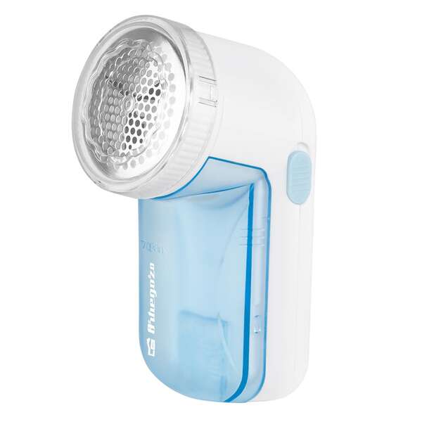 247327_1 Orbegozo QP 6400 Quita Pelusas Compacto - Seguro - Eficiente - Acero Inoxidable - Recipiente Desmontable - Diametro 5cm - Pilas Aa - Ergonomico - Incluye Escobilla - Practico - Manten tu Ropa Impecable - Imagen 1